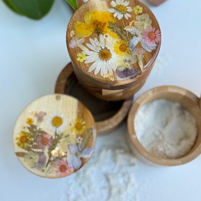 Pressed Flower Bowls