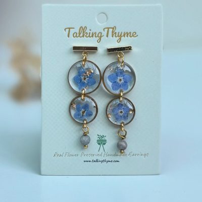 Pressed Flower Earrings